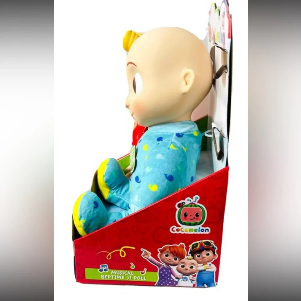 Cocomelon Musical Bedtime JJ Doll With Plush Tummy‎